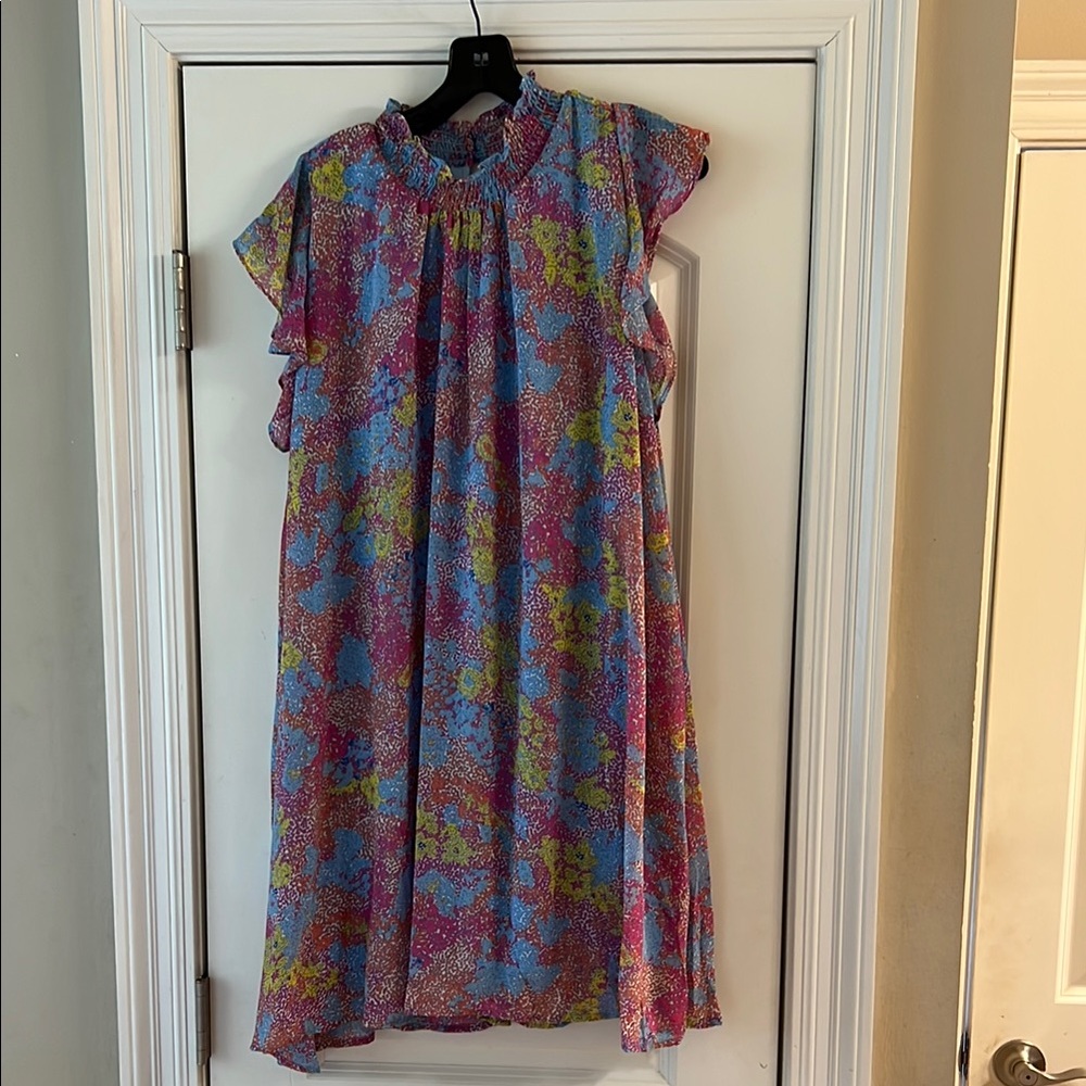 Umgee Multicolor Floral Casual Dress